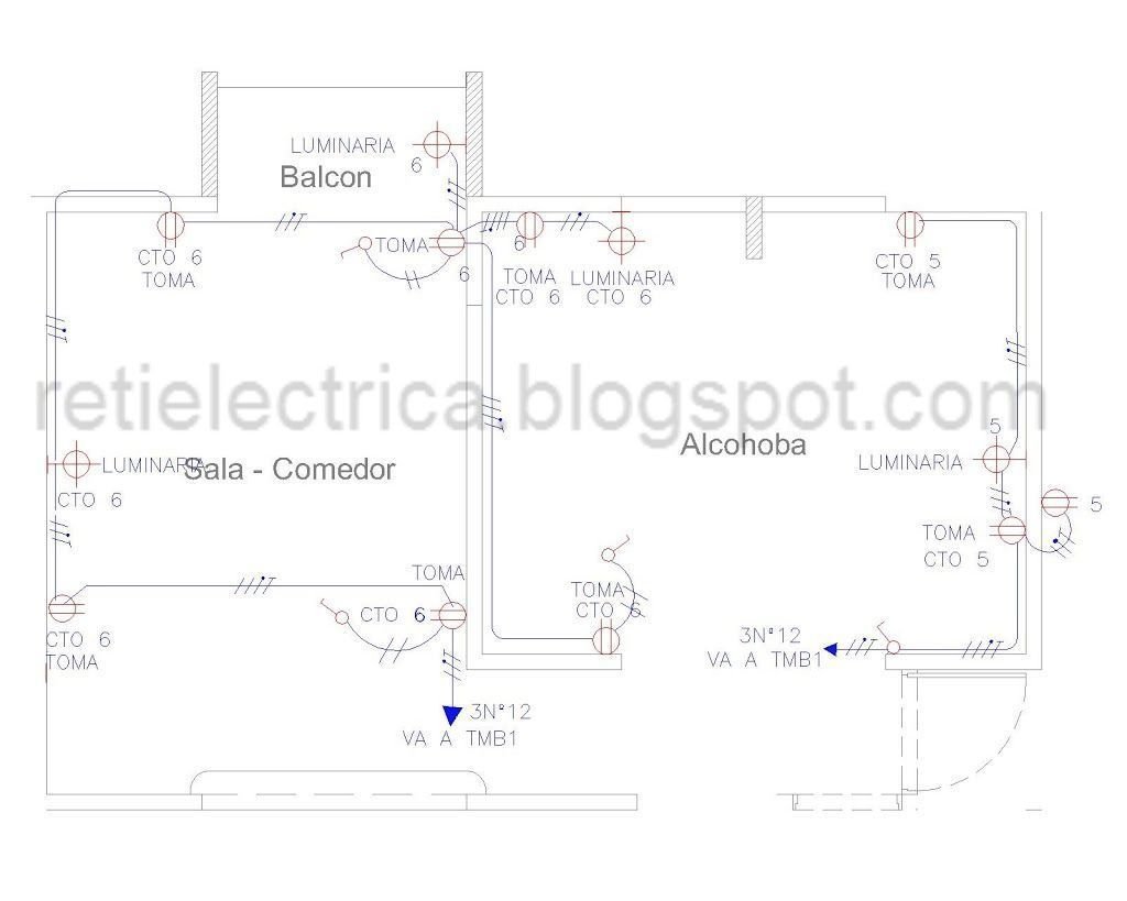 Criterios para el diseño eléctrico de viviendas (Casas) 8 Circuitos-de-tomas-e-iluminacion-retie-NTC2050-2