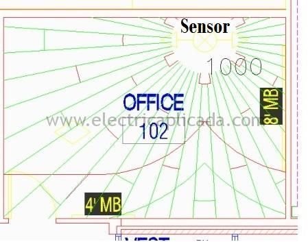 Mejor ubicación de sensores de ocupación en Oficinas, bodegas, corredores, baños, salones de clase etc 2 posicion-optima-sensores-ultrasonicos-iluminacion-2A-2