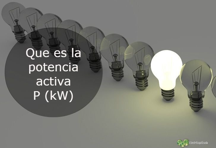 que es la potencia activa kw-min