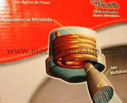 Duchas o regaderas eléctricas Instalación, funcionamiento, ahorro, ventajas 1 Ducha-electrica-con-resistencia-blindada-2