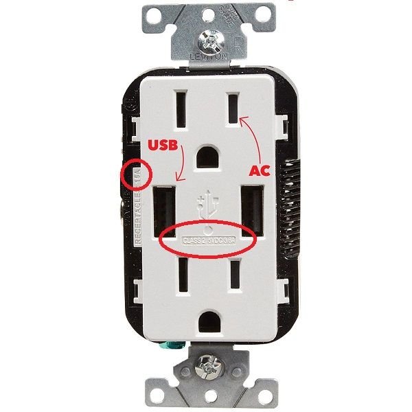 Cómo elegir el mejor tomacorriente USB para tu hogar o casa 1 salida usb 15A