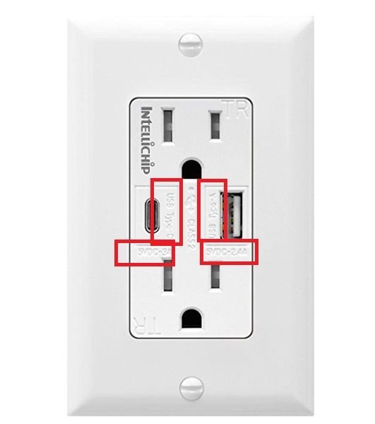 Cómo elegir el mejor tomacorriente USB para tu hogar o casa 5 tomacorriente usb tipo C