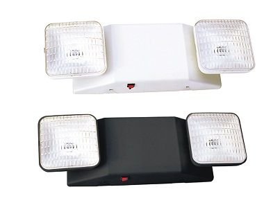 luminaria de emergencia con boton de prueba