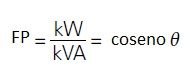 Calculo de banco de capacitores y factor de potencia, ahorro, retorno de inversión, ejemplos. <strong><font color="E87D23">!!! PREMIUM !!!</font></strong> 4 Formula de factor de potencia