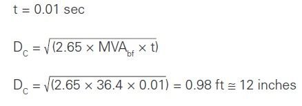 Como calcular arco eléctrico, ejemplos, EPP, NFPA 70E y IEEE 1584, limite de protección, categoría de riesgo etc. <strong><font color="E87D23">!!! PREMIUM !!!</font></strong> 5 Calculo de Dc