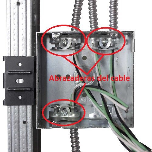 Calculo de ocupación y llenado de cajas eléctricas según NEC/NFPA70/NTC2050. <strong><font color="E87D23">!!! PREMIUM !!!</font></strong> 8 Abrazaderas de cables