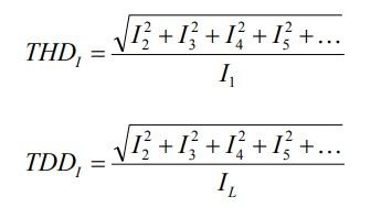 Calculo de distorsión armónica de corriente y voltaje (THDi, THDv, TDD) - IEEE 519. <strong><font color="E87D23">!!! PREMIUM !!!</font></strong> 14 Fórmulas THD y TDD