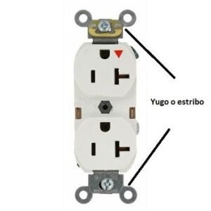 Como calcular demanda tomacorrientes y potencia eléctrica en edificios comerciales <font color="E87D23">‘‘‘ PREMIUM !!!</font></strong> 2 Yugo o estribo tomacorriente