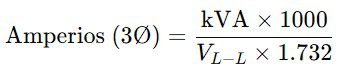 Calculo y Calculadora de Cortocircuito Básico método bus infinito o Punto a punto <strong><font color="E87D23">¡¡¡ PREMIUM !!!</font></strong> 1 Formula amperios transformador 1