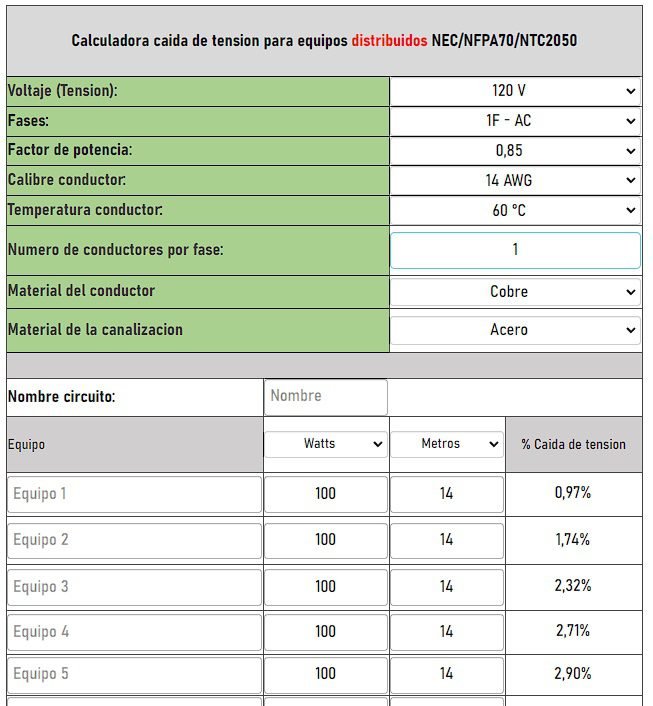 Caída de tensión o voltaje - Calculadora, formula, causas, efecto, solución, máxima admisible 17 Solucion problema de caida de tension microondas disminucion distancia