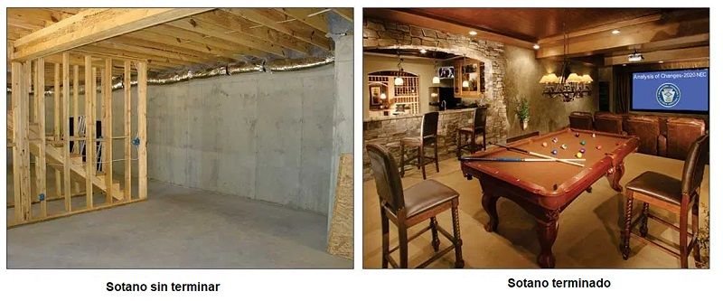 Cambios NEC/NFPA70 2020 residenciales mas importantes<strong><font color="E87D23">¡¡¡ PREMIUM !!!</font></strong> 13 Sotano terminado y sotano sin terminar