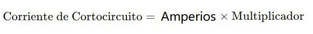 Calculo y Calculadora de Cortocircuito Básico método bus infinito o Punto a punto <strong><font color="E87D23">¡¡¡ PREMIUM !!!</font></strong> 4 Formula calculo de cortocircuito